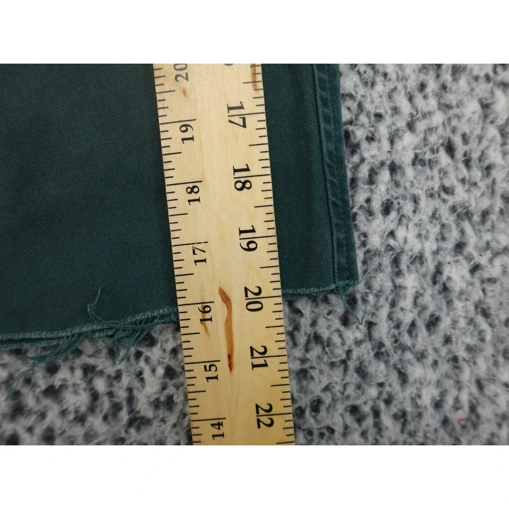Levi's XX Chino Shorts Mens‎ W38 Green Good Cut Off Raw Hem Standard Taper 85226